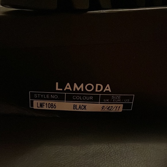 Lamoda black calf boots size 11! - Picture 2 of 4